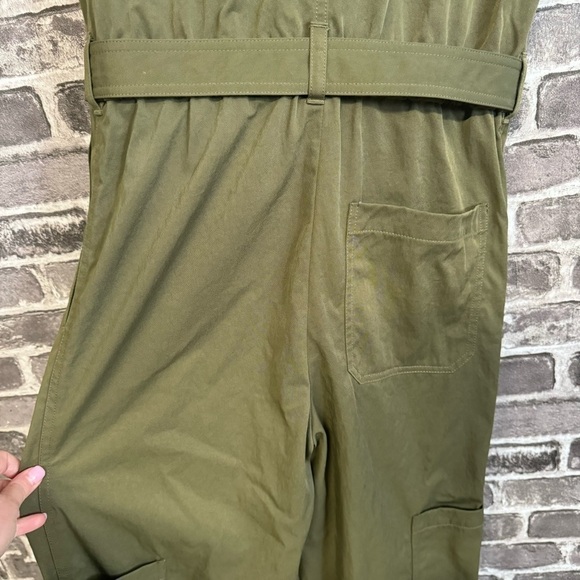NWT Helmut Lang Khaki Utility Jumpsuit burnt olive - Picture 15 of 16